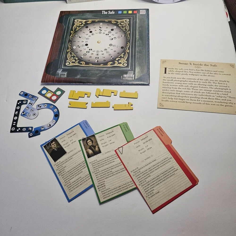 Escape the Room Secret of Dr. Gravely's Retreat Escape Room in a Box Complete